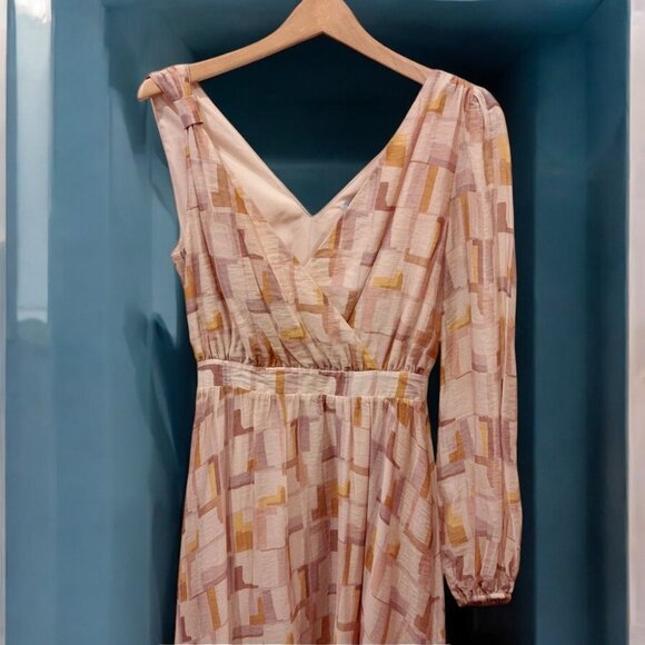 NWT En Saison Winnie One Sleeve Maxi Dress - Picture 3 of 6